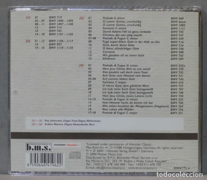 CDs de m&uacute;sica: 4 CD. OBRAS PARA ORGANO. BACH - Foto 2