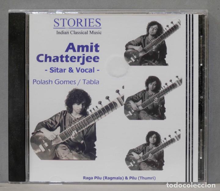 CDs de m&uacute;sica: CD. Amit Chatterjee. SITAR & VOCAL. GOMES. TABLA - Foto 1