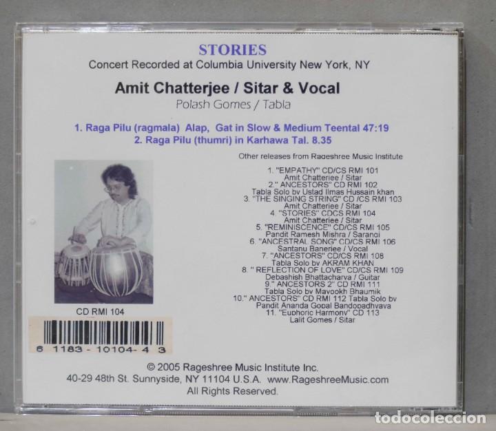 CDs de m&uacute;sica: CD. Amit Chatterjee. SITAR & VOCAL. GOMES. TABLA - Foto 2