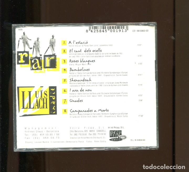 CDs de m&uacute;sica: lluis Llach. rar. cd - Foto 2
