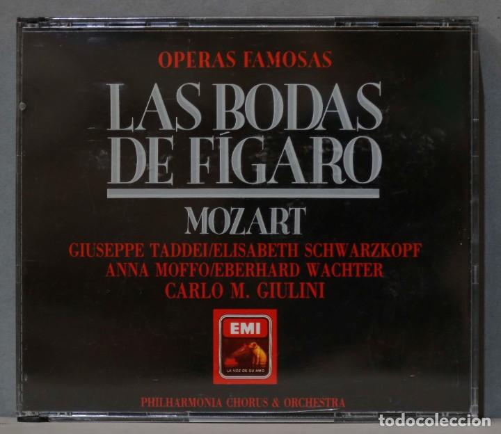 CDs de m&uacute;sica: 2 CD. Las Bodas de F&iacute;garo. MOZART. GIULINI - Foto 1