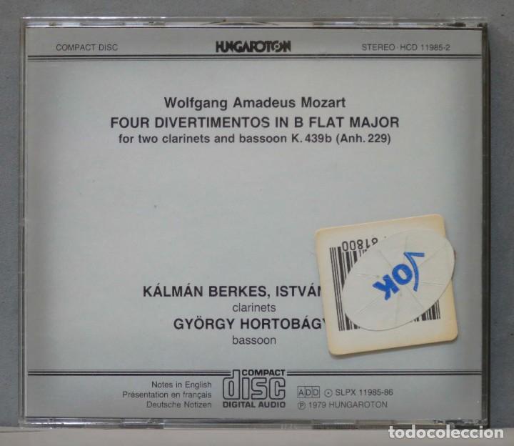 CDs de m&uacute;sica: CD. MOZART. 4 DIVERTIMENTOS - Foto 2