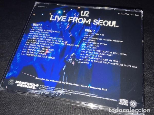 CDs de m&uacute;sica: 2 CDs - U2 - Live From Seoul. 2019 - Foto 2