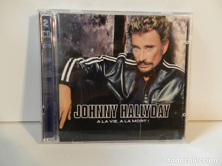 disco 2 x cd. johnny hallyday – à la vie, à la - Compra venta en
