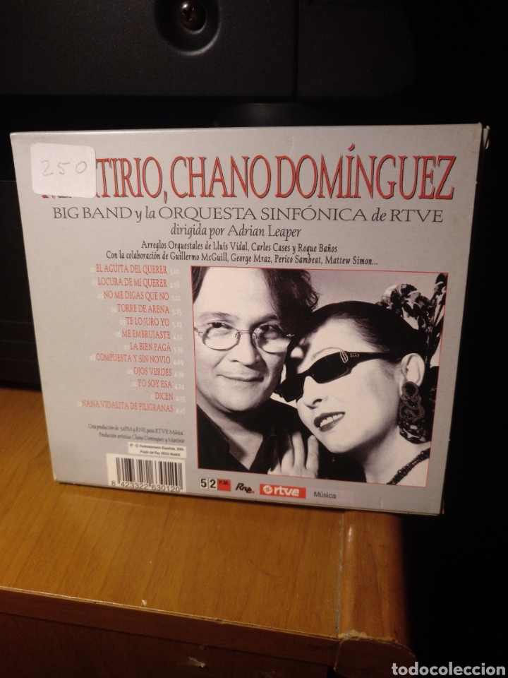 CDs de m&uacute;sica: Martirio y Chano Dom&iacute;nguez - Foto 2
