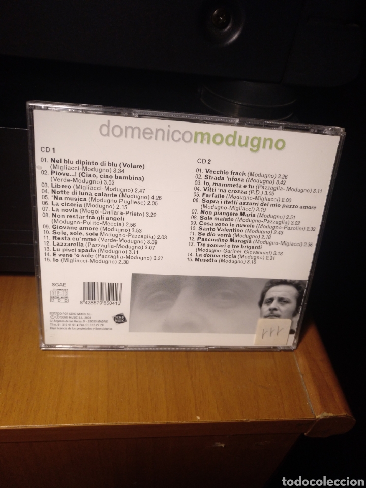 CDs de m&uacute;sica: Domenico Modugno - Foto 2