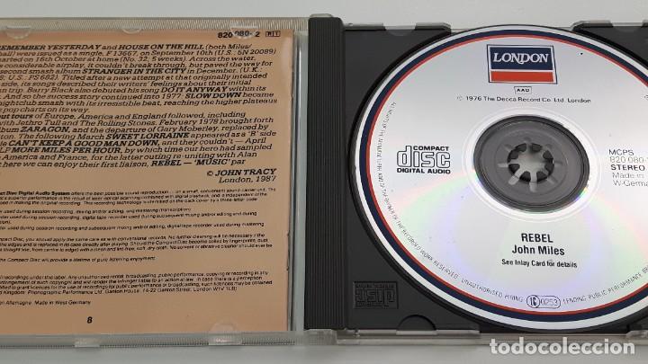CDs de m&uacute;sica: CD JOHN MILES - REBEL - ED.USA - Foto 2