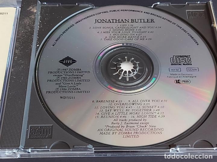 CDs de m&uacute;sica: JONATHAN BUTLER / MISMO T&Iacute;TULO / CD - JIVE-1987 / IMPECABLE. - Foto 2