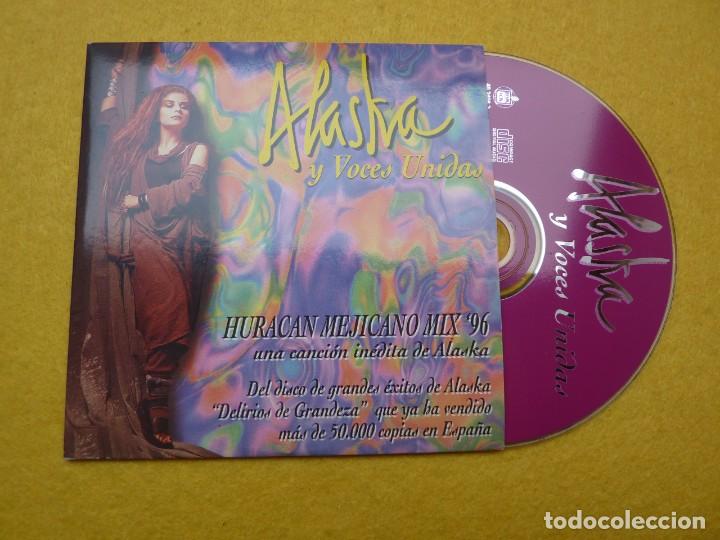 CDs de M&uacute;sica: CD Single ALASKA y VOCES UNIDAS - Huracan Mejicano Mix '96 - SPAIN - 40 2495 2 - PROMO (M-/M-)