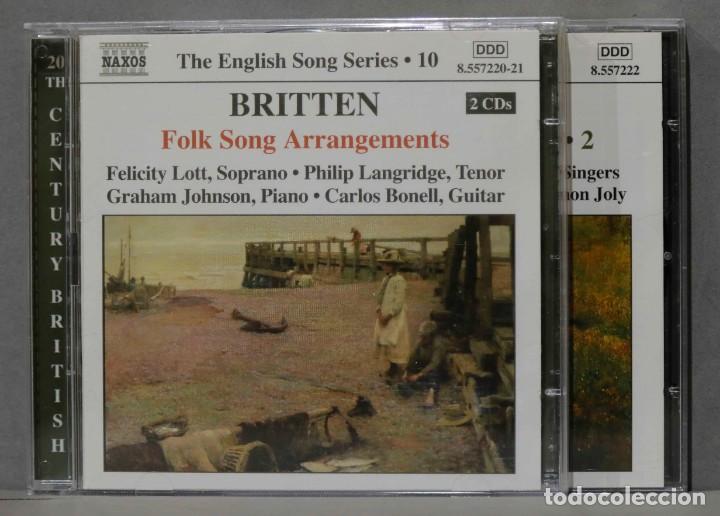 CDs de m&uacute;sica: 2 CD. Benjamin Britten. The Folk Songs - Foto 1