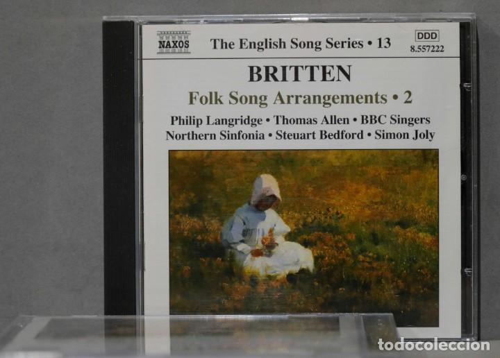 CDs de m&uacute;sica: 2 CD. Benjamin Britten. The Folk Songs - Foto 3