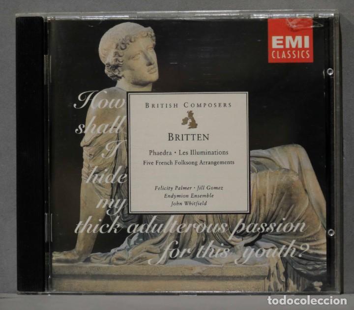 CDs de m&uacute;sica: CD. BRITTEN. PHAEDRA. LES ILLUMINATIOS. WHITFIELD - Foto 1