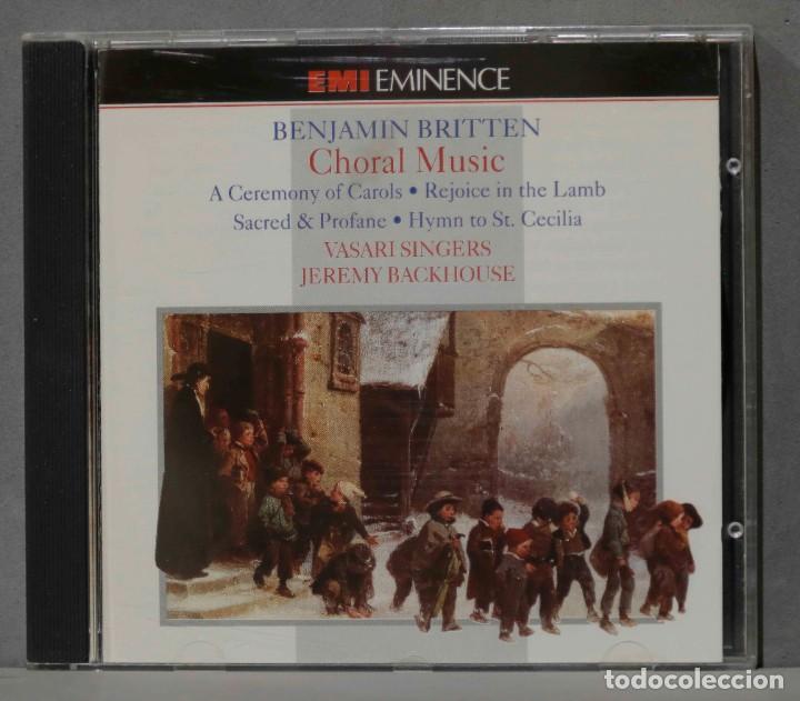 CD di Musica: CD. CHORAL MUSIC. BRITTEN. BACKHOUSE