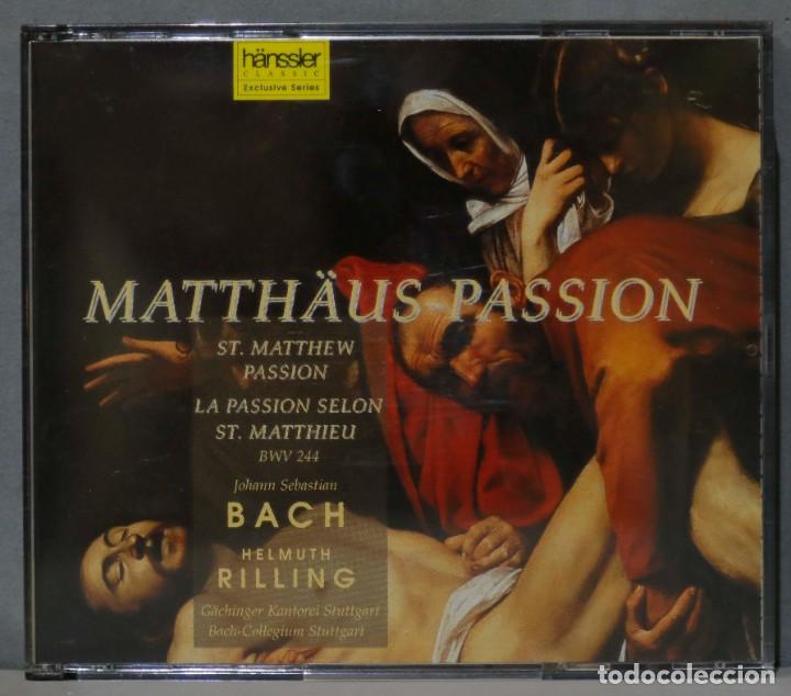 CDs de m&uacute;sica: 3 CD. Rilling. Bach. matth&auml;us-passion - Foto 1