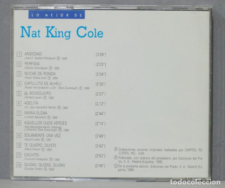 CDs de m&uacute;sica: CD. LO MEJOR DE NAT KING COLE - Foto 2