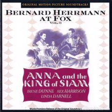 CDs de Música: AT FOX VOL.3: ANNA AND THE KING OF SIAM / BERNARD HERRMANN CD BSO - VARESE. Lote 301681393