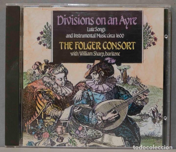 CDs de m&uacute;sica: CD. Divisions on an Ayre. LUTE SONGS AND INSTRUMENTAL MUSIC CIRCA 1600. SHARP