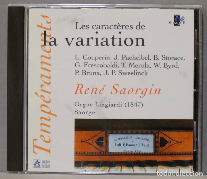 CDs de m&uacute;sica: CD. Caracteres de la Variation. Couperin. Pachelbel. Frescobaldi - Foto 1