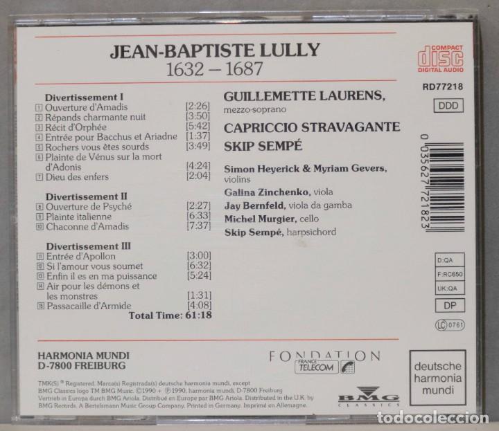 CDs de m&uacute;sica: CD. Semp&eacute;. Divertissements. LULLY - Foto 2