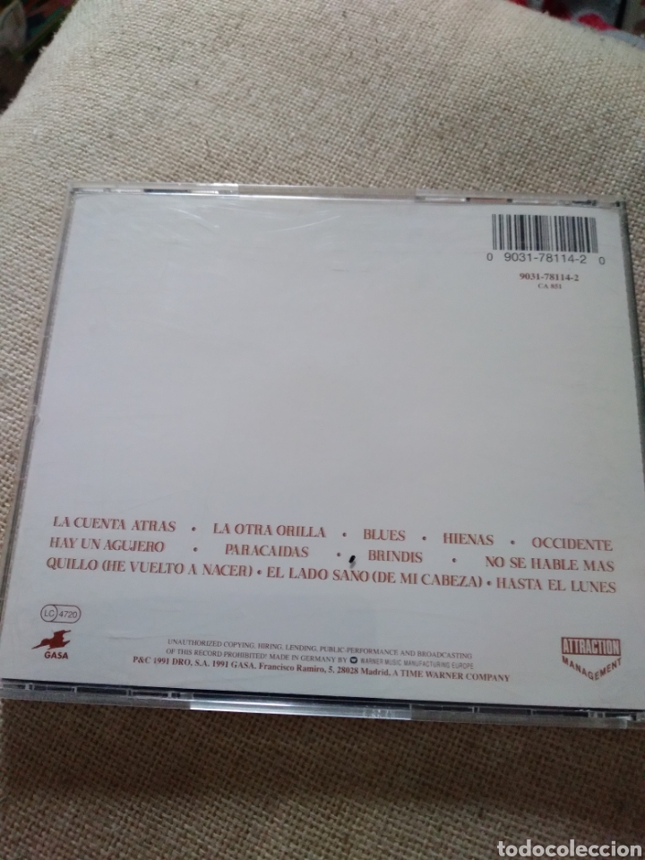 CDs de m&uacute;sica: Cd - LOS ENEMIGOS &rdquo;LA CUENTA ATRAS&rdquo; ESP. - Foto 3