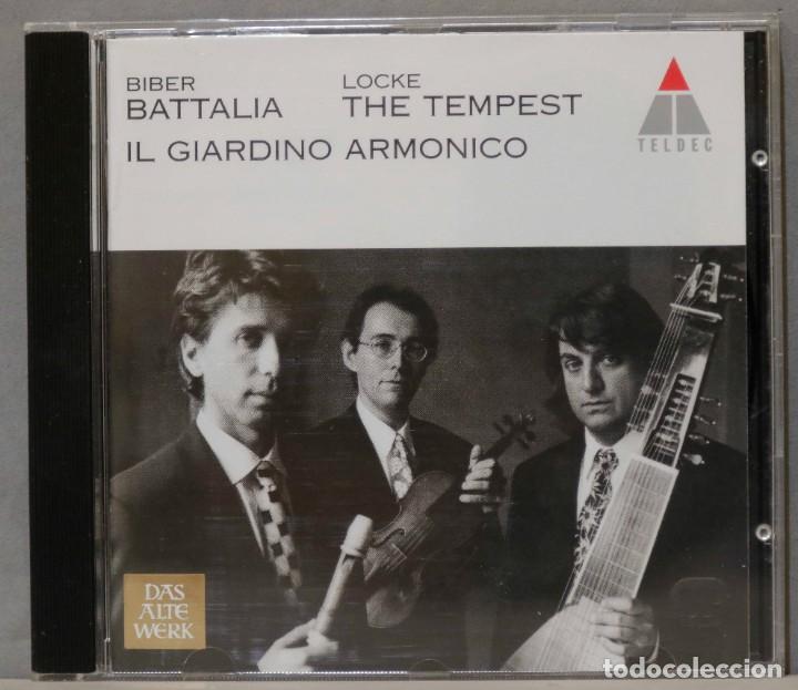 Music CDs: CD. IL GIARDINO ARMONI. BATTALIA. THE TEMPEST