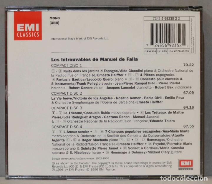 CDs de m&uacute;sica: 4 CD. Manuel De Falla, Ernesto Halffter. Les Introuvables De manuel de falla - Foto 2
