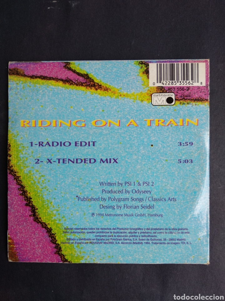 CDs de m&uacute;sica: *ODYSSEY, RIDING ON A TRAIN, 1994 - Foto 2