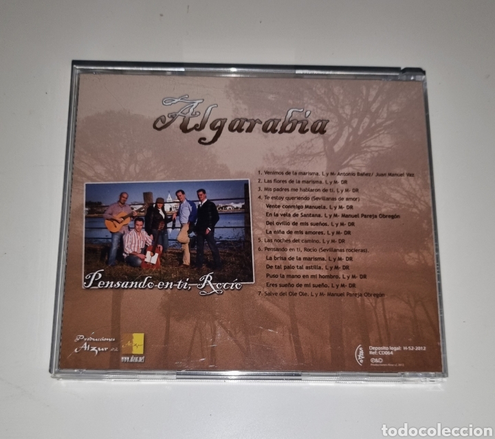 CDs de m&uacute;sica: ALGARABIA / CD / PENSANDO EN TI, ROC&Iacute;O - Foto 3