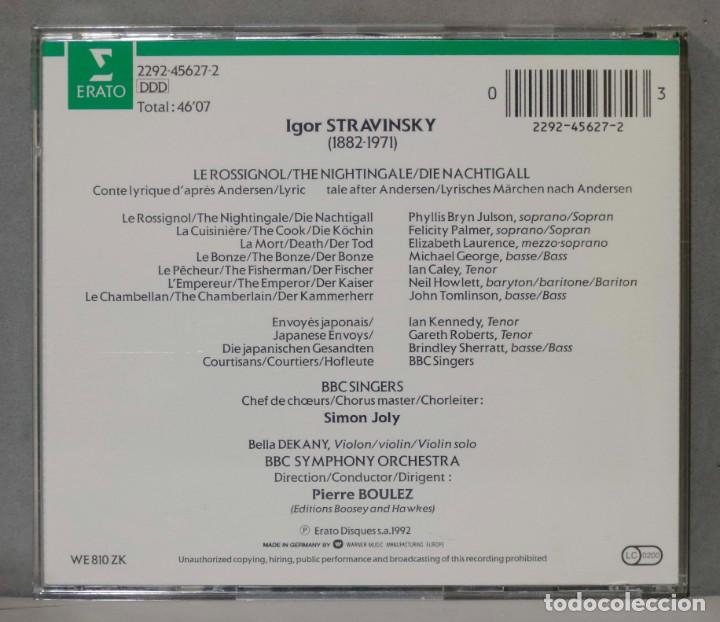 CDs de m&uacute;sica: CD. Boulez. The Nightingale. ROSSIGNOL - Foto 2