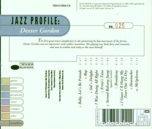 CDs de m&uacute;sica: Jazz Profile - Dexter Gordon - CD - Foto 2