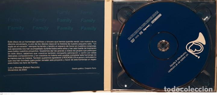CDs de m&uacute;sica: Various &lrm;&ndash; Un Soplo En El Coraz&oacute;n. Homenaje A Family - Foto 2