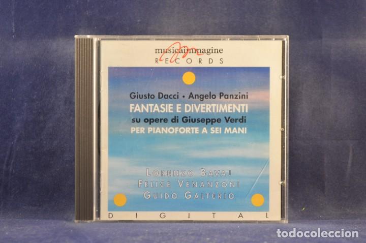 CDs de m&uacute;sica: DACCI / PANZINI - FANTASIE E DIVERTIMENTI SI OPERE DI VERDI - CD