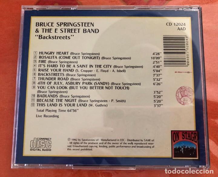 CDs de m&uacute;sica: BRUCE SPRINGSTEEN - BACKSTREETS, serie ON STAGE, CD live - Foto 2