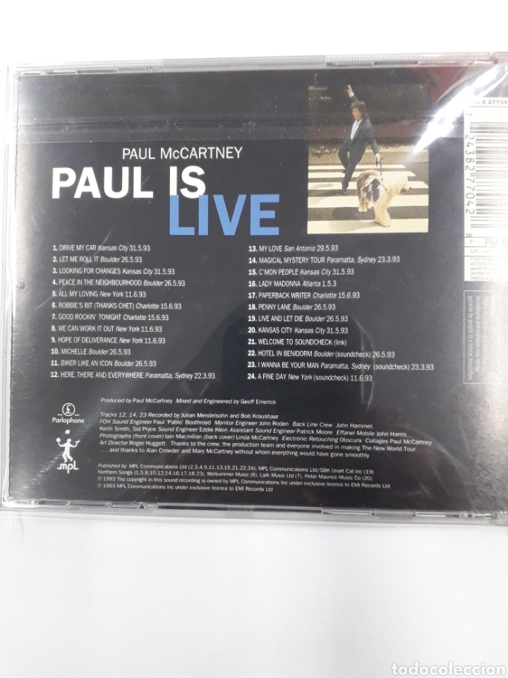 CDs de m&uacute;sica: Paul McCartney. Paul is Live. - Foto 2