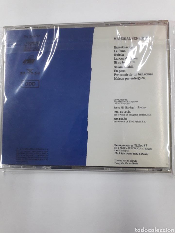 CDs de m&uacute;sica: Serrat. Material Sensible. - Foto 2