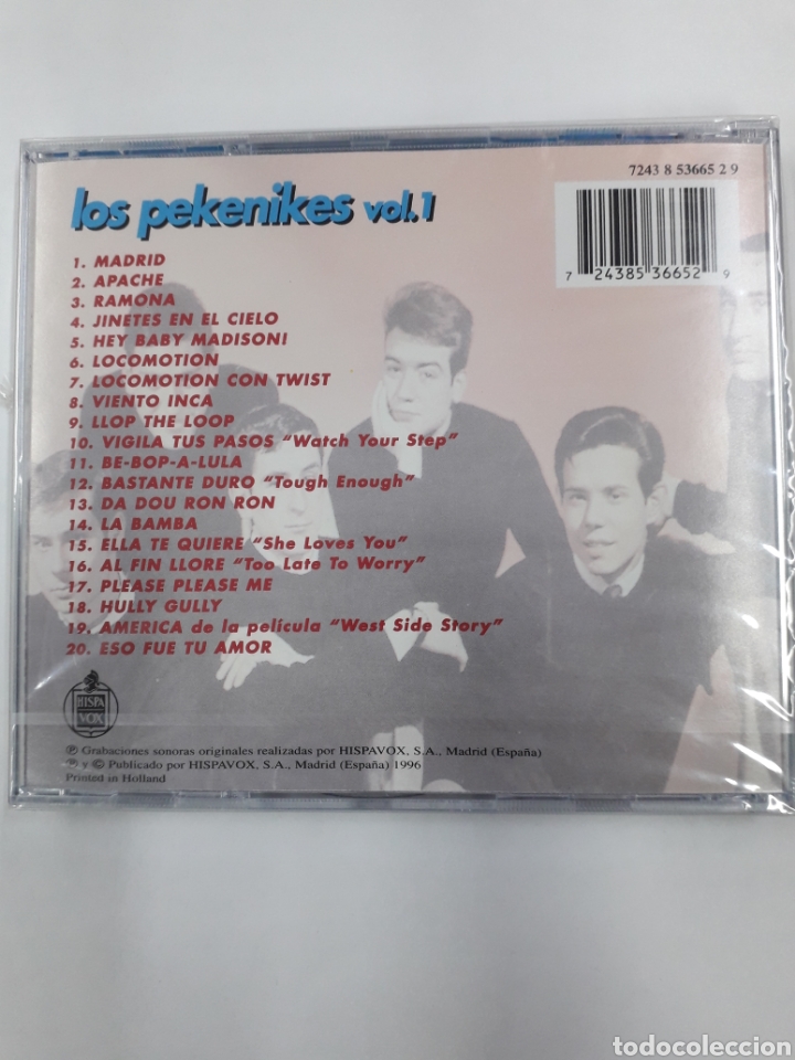 CDs de m&uacute;sica: Los Pekenikes. Vol l. - Foto 2