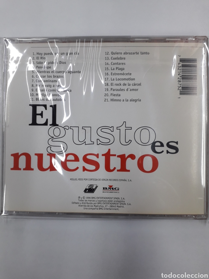 CDs de m&uacute;sica: El Gusto es Nuestro. - Foto 2