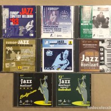CDs de Música: JAZZ HOEILAART INTER’L. LOTE DE 8 CDS. EUROP’ JAZZ CONTEST BELGIUM ‘93 ‘94 ‘95, ‘96, ‘97, ‘98, ‘00 Y. Lote 302248898