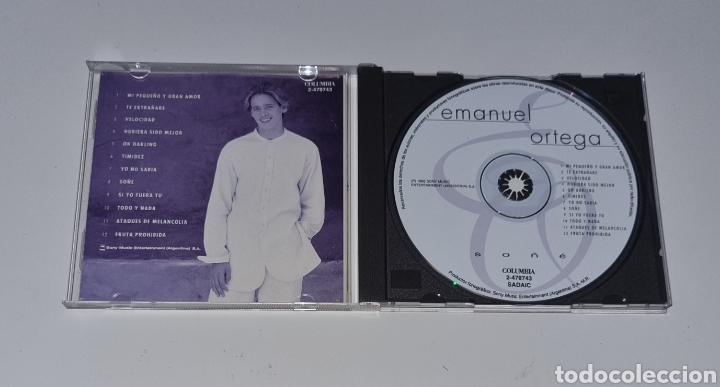 CDs de m&uacute;sica: EMANUEL ORTEGA / CD 1995 ARGENTINA / SO&Ntilde;&Eacute; - Foto 2
