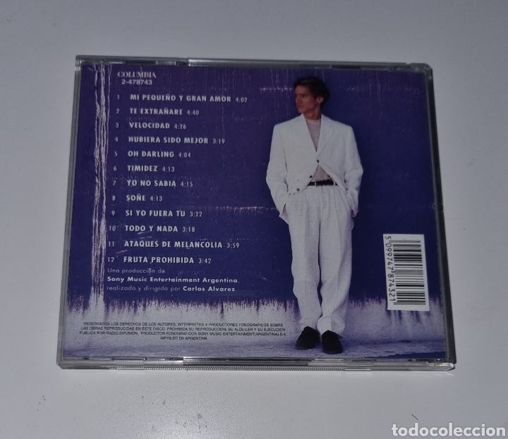 CDs de m&uacute;sica: EMANUEL ORTEGA / CD 1995 ARGENTINA / SO&Ntilde;&Eacute; - Foto 3