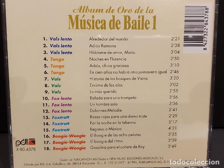 CDs de Música: ALBUM DE ORO DE LA MÚSICA DE BAILE / COMPLETO - 5 CDS - PDI-1996 / 90 TEMAS / IMPECABLES. - Foto 3 - 302297218