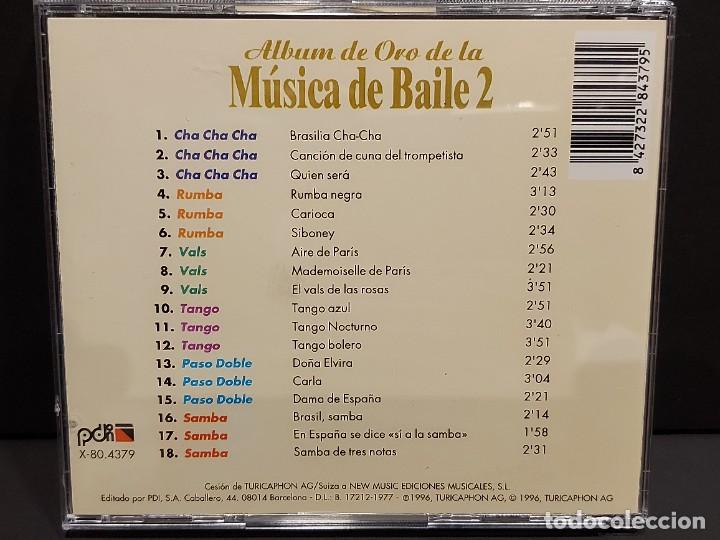 CDs de Música: ALBUM DE ORO DE LA MÚSICA DE BAILE / COMPLETO - 5 CDS - PDI-1996 / 90 TEMAS / IMPECABLES. - Foto 4 - 302297218