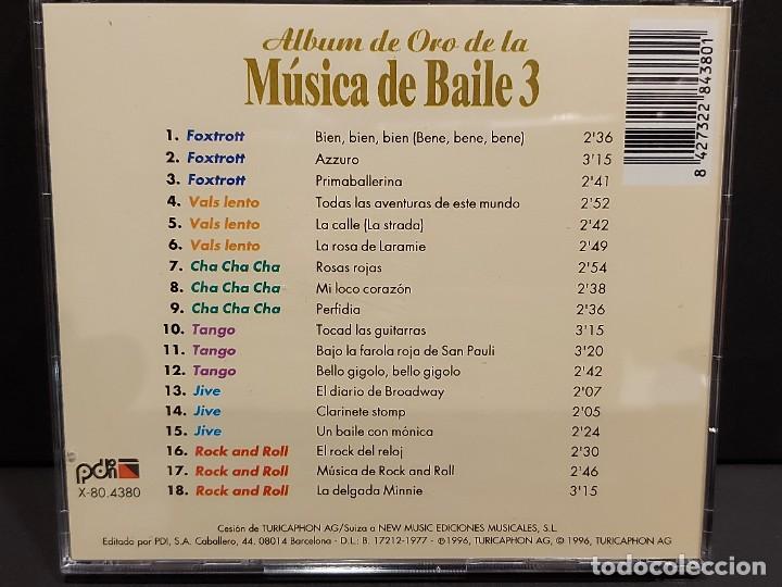 CDs de Música: ALBUM DE ORO DE LA MÚSICA DE BAILE / COMPLETO - 5 CDS - PDI-1996 / 90 TEMAS / IMPECABLES. - Foto 5 - 302297218