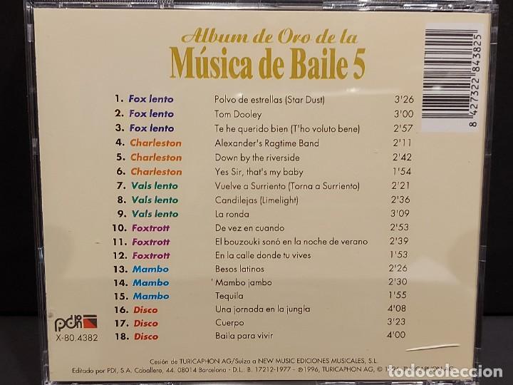CDs de Música: ALBUM DE ORO DE LA MÚSICA DE BAILE / COMPLETO - 5 CDS - PDI-1996 / 90 TEMAS / IMPECABLES. - Foto 7 - 302297218