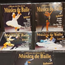 CDs de Música: ALBUM DE ORO DE LA MÚSICA DE BAILE / COMPLETO - 5 CDS - PDI-1996 / 90 TEMAS / IMPECABLES.. Lote 302297218