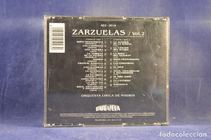 CDs de m&uacute;sica: VARIOS - ZARZUELAS / VOL.2 - 2 CD - Foto 2