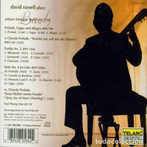 CDs de m&uacute;sica: David Russell Plays Bach - CD - Foto 2