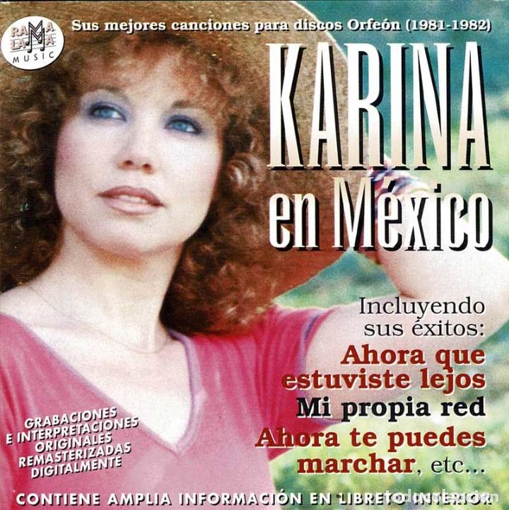 CDs de m&uacute;sica: Karina - Karina En M&eacute;xico. CD - Foto 1