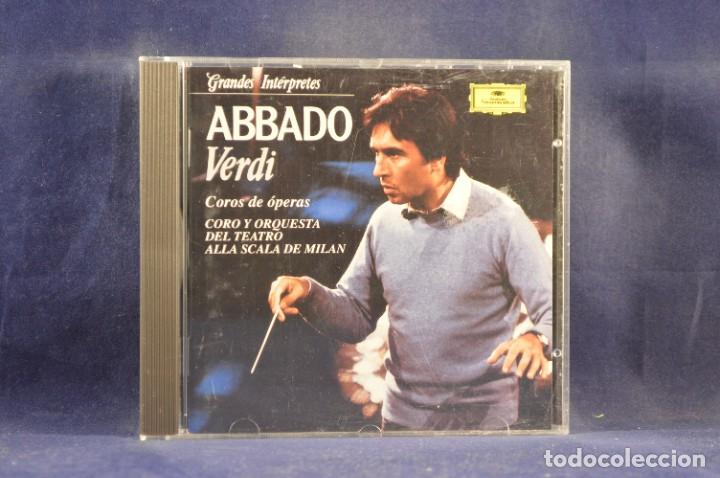 CDs de m&uacute;sica: VERDI: ABBADO, CORO Y ORQUESTA DEL TEATRO ALLA SCALA DE MILAN - COROS DE &Oacute;PERAS - CD