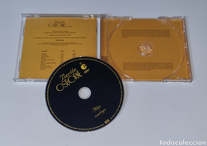 CDs de m&uacute;sica: BERT&Iacute;N OSBORNE / CD / ALGO CONTIGO - Foto 2
